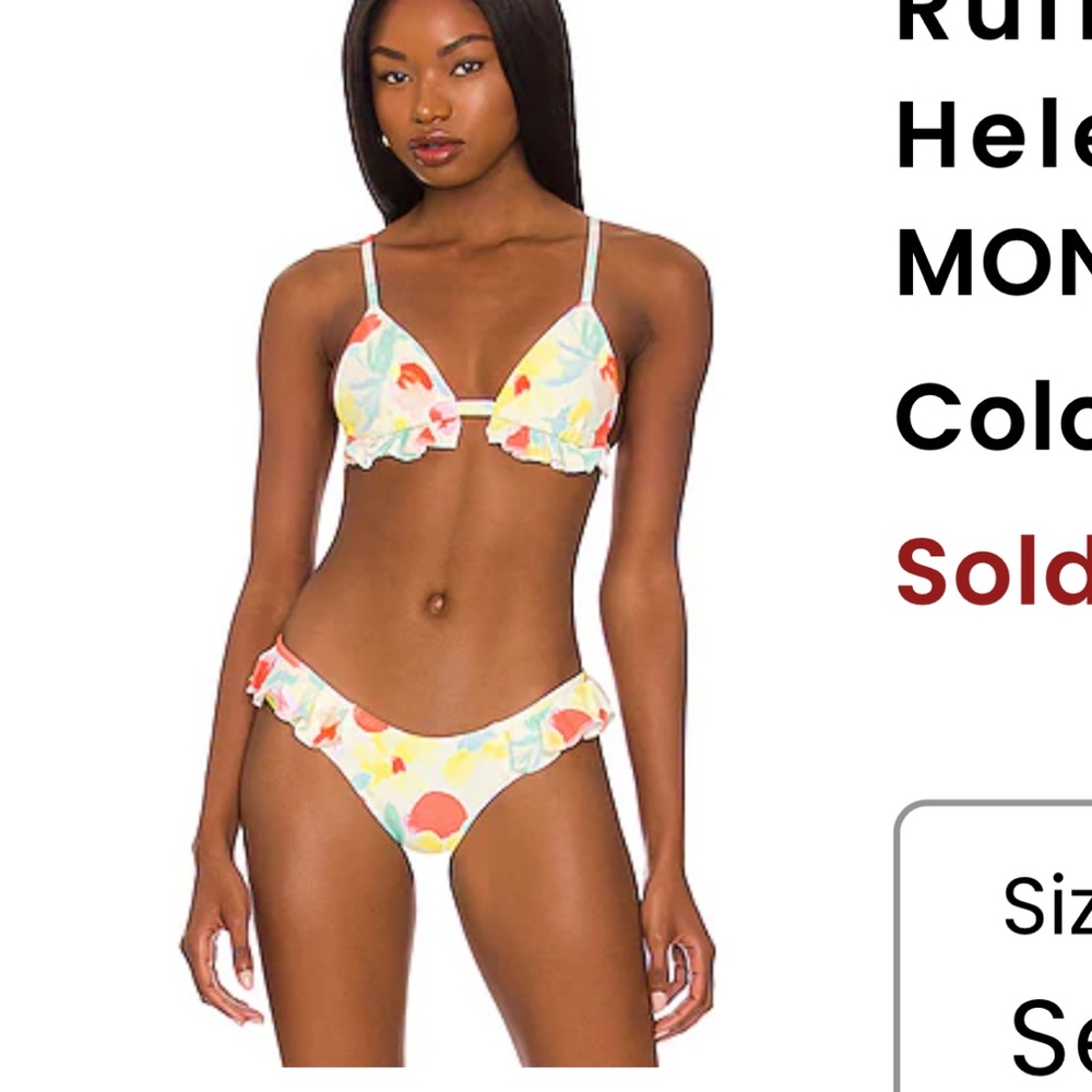 montce helena floral bikini